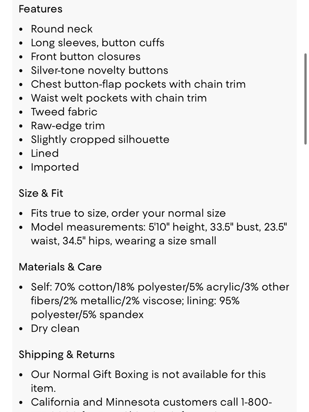 Generation Love Kristen Embellished Tweed Blazer - Picture 4 of 10